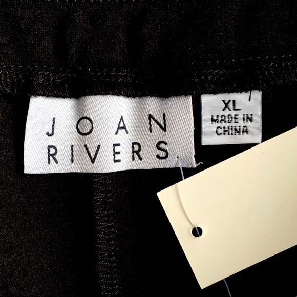 NEW Joan Rivers Ankle Pants w/ Piping Detail, XL - Picture 3 of 4